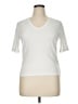 Express Ivory Short Sleeve Top Size XL - photo 1
