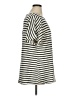 Terra & Sky Stripes Silver Short Sleeve Top Size 1X - photo 4