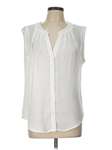 Joan Vass Sleeveless Blouse (view 1)