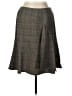 Kasper Plaid Gray Tan Casual Skirt Size 10 - photo 1