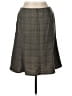 Kasper Plaid Gray Tan Casual Skirt Size 10 - photo 2