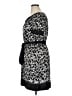 Zara Basic Print Black Casual Dress Size XL - photo 5