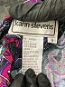 Karin Stevens 100% Rayon Paisley Multi Color Black Long Sleeve Top Size 8 - photo 8