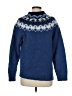 L.L.Bean 100% Lambswool Blue Wool Pullover Sweater Size M - photo 2