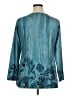 Unbranded 100% Polyester Teal Long Sleeve Blouse Size XL - photo 2