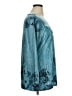 Unbranded 100% Polyester Teal Long Sleeve Blouse Size XL - photo 4