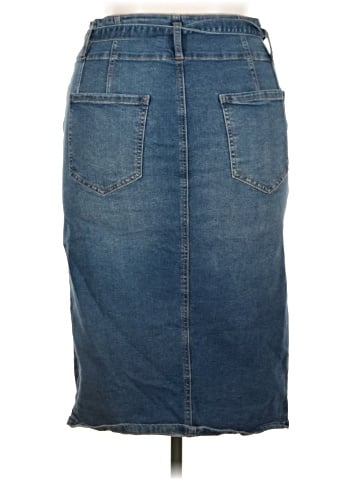 Baccini Denim Skirt (view 2)