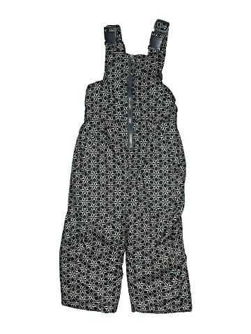 Pink Platinum Snow Pants With Bib (view 1)