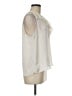 CAbi 100% Polyester Ivory Sleeveless Blouse Size M - photo 4