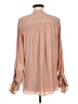 Ellison 100% Polyester Tan Long Sleeve Blouse Size M - photo 2