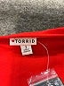 Torrid 100% Polyester Red Short Sleeve Blouse Size 2X Plus (2) - photo 7