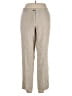 MICHAEL Michael Kors Chevron-herringbone Tan Linen Pants Size 16 - photo 1
