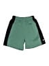 Nike 100% Polyester Color Block Green Athletic Shorts Size S (kids) - photo 1
