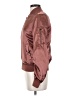 Topshop 100% Polyester Metallic Brown Jacket Size 2 - photo 5