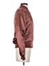 Topshop 100% Polyester Metallic Brown Jacket Size 2 - photo 4