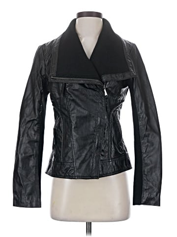 MICHAEL Michael Kors Leather Jacket (view 1)