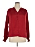 Blooming Jelly Burgundy Long Sleeve Blouse Size XL - photo 1