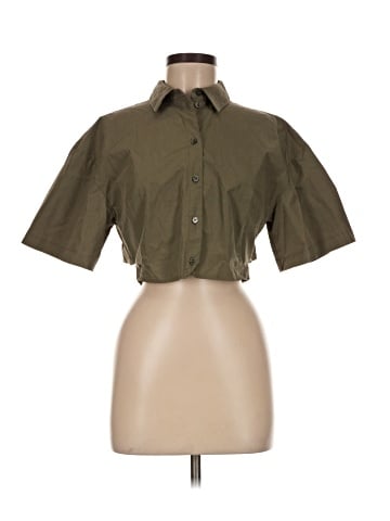 Topshop Short Sleeve Blouse (view 1)