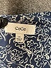 CeCe 100% Polyester Paisley Blue 3/4 Sleeve Blouse Size XXL - photo 7