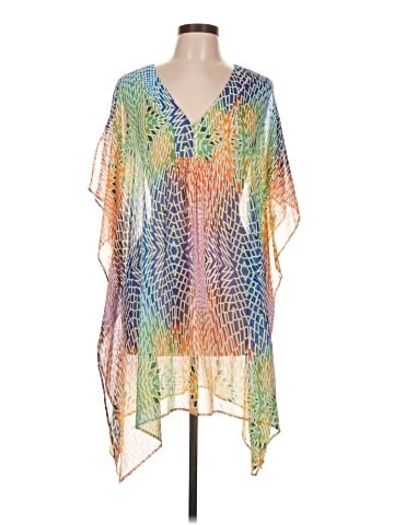 Red Carter 3/4 Sleeve Blouse (view 1)