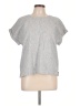 Christopher & Banks Gray Short Sleeve Blouse Size L - photo 1
