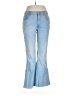Express Hearts Blue Jeans Size 10 - photo 1