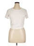 Fabletics Ivory Short Sleeve T-Shirt Size XL - photo 1
