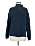 Weatherproof 100% Cotton Chevron-herringbone Blue Turtleneck Sweater Size M - photo 1