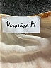 Veronica M. Paisley Tan Casual Dress Size L - photo 7
