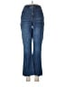 Democracy Chevron-herringbone Blue Jeans Size 8 - photo 1