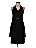 Style&Co Solid Black Cocktail Dress Size M - photo 1