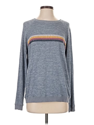 Hem & Thread Pullover Sweater (view 1)