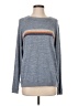 Hem & Thread Color Block Gray Pullover Sweater Size S - photo 1