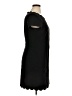 Maison Jules Solid Black Casual Dress Size XL - photo 4