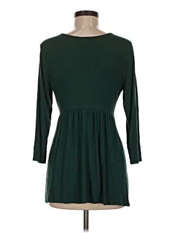 Indigo Rose 3/4 Sleeve T-Shirt (view 2)