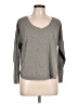 Derek Heart Gray Long Sleeve Top Size L - photo 1