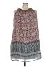 Magic 100% Polyester Print Gray Casual Dress Size 3X - photo 1