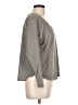 Derek Heart Gray Long Sleeve Top Size L - photo 4