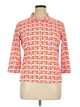 J. Mc Laughlin 3/4 Sleeve Button Down Shirt