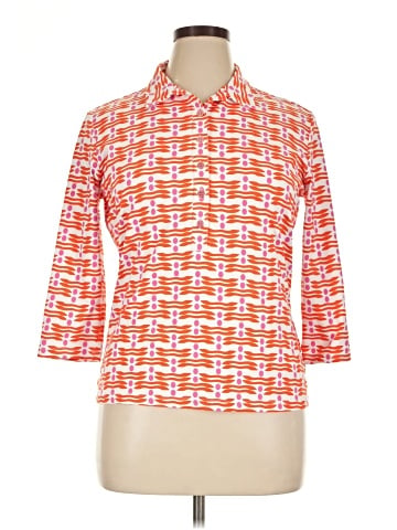 J. McLaughlin 3/4 Sleeve Button-Down Shirt (view 1)