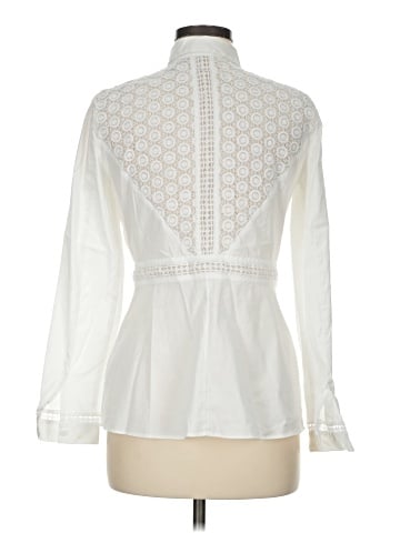 Lafayette 148 New York Long Sleeve Blouse (view 2)