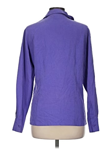 Assorted Brands Long Sleeve Silk Top (view 2)