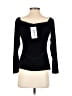 L'Agence Black Long Sleeve Top Size S - photo 2