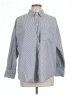 BP. 100% Cotton Chevron-herringbone Gray Long Sleeve Button-Down Shirt Size L - photo 1