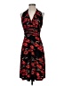 Evan Picone Print Black Cocktail Dress Size XXS (estimated) - photo 1