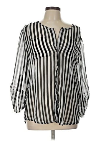 Charlotte Russe Long Sleeve Blouse (view 1)