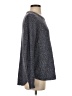Pink Clover 100% Polyester Tweed Gray Pullover Sweater Size S - photo 4
