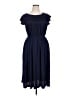 Lane Bryant Solid Blue Casual Dress Size 14 - 16 Plus - photo 1