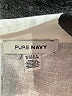 Pure Navy White Sleeveless Blouse Size XL - photo 4