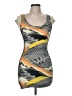 Bershka Graphic Gray Cocktail Dress Size M - photo 1